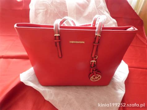 torebka czerwona michael kors|michael kors torebki.